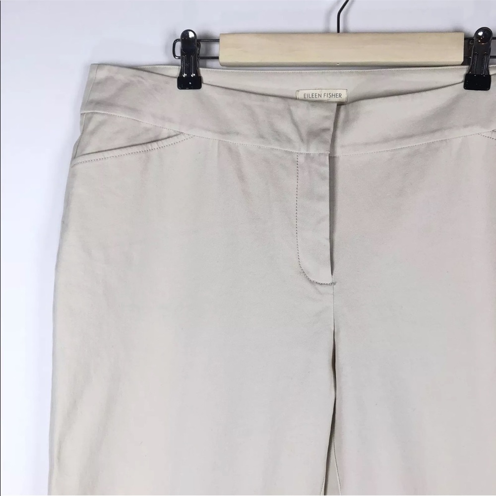 Eileen Fisher Organic Cotton Khaki Pants